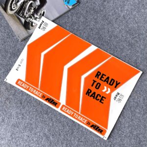 For KTM SUPER ADVENTURE Duke Motorcycle Wheel Rim Decals Stripe Tape Ready To Race Stickers Motorcycle Decoration Accessories