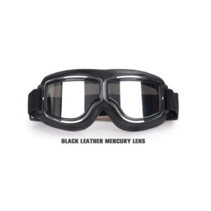 Motorcycle Glasses Windproof Motorcycle Helmet Glasses Sunglasses Retro Universal Folding Leather Retro Motorcycle Accessories