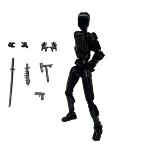 Lucky 13 Figure Toys Dummy 3D Printed Movable Shapeshift Robot Action Figuras DIY Mannequin Decompression Toys For Boy Gifts