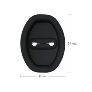 4pcs Car Door Mute Damping Cushion Silicone Door Lock Buckle Car Door Anti-collision Protective Cover Qingyue