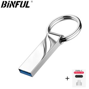 BINFUL fast pen drive 4GB flash usb memory 8GB metal pendrive 16GB 32GB Key usb flash drives 64GB 128GB cle usb stick pen Type-C