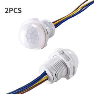 2PCS Infrared Body Sensor Detector Smart Switch Time Delay Mode Adjust Lighting Switch For Downlight Ceiling Lamp LED Lighting