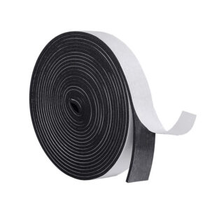 10M Seal Foam Tape Weather Stripping For Door Window Adhesive Sound Proof Weatherstrip Pipe Cooling Air Conditioning Seal Strip