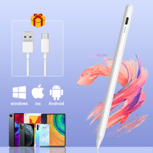 Universal Stylus Pen With LED Digital Power Display For Android IOS Windows Touch Pen For Samsung Huawei Phone Xiaomi Tablet Pen