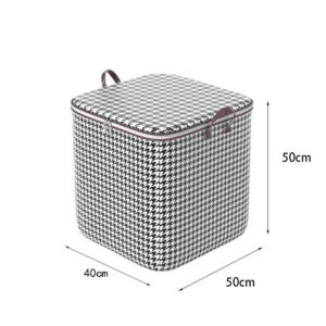 100L Large Capacity Pouch Storage Bags Clothes Quilt Organizer Container Non-woven Laundry Basket Dustproof Portable Luggage Bag