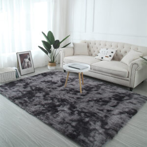 VIKAMA Gradient Plush Carpet Large Area Living Room Decoration Home Fluffy Soft Bedroom Carpet Non-Slip Sofa Coffee Table Mat