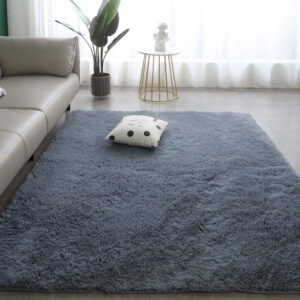 Tie-dye plush living room upholstery carpet Modern sofa coffee table Girls bedroom bed Furry carpet non-slip washable floor mat