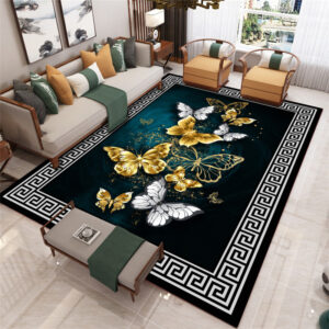 Chinese Style Carpet New Chinese Living Room Tea table Carpet Mat Zen Tea Room Study Sofa Bedroom Classical Retro Style