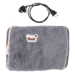 Hand Warmer Heat Pack Cute Rechargeable Electric Hot Water Bag Safety Rabbit Fur Reusable Hot Water Bottle Handwarmer