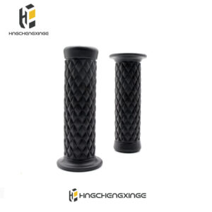 7/8″ 22mm Retro Rubber Motorcycle Handlebar Grips Non Slip Motorcycle Handle Grips Compatible With ATV Motorbike Pit Bike