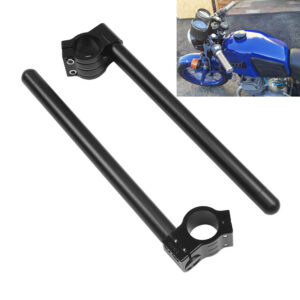 Motorcycle Universal Cafe Racer 7/8″ 22MM Clip On Adjustable Handlebar Fork Clamp 31/32/33/35/36/37/39/41/43/45/48/50/51MM
