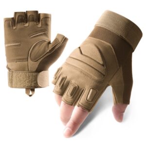 Motorcycle Gloves Z188 Half Finger Outdoor Mountaineering Protection Wear Resistant Non-slip Riding Gloves