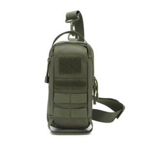 Tactical Chest Bag for Men Military Waterproof Shoulder Sling Pack for Outdoor Hiking Camping Hunting Trekking Travelling