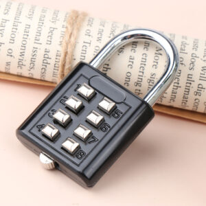 8 Digits Password Code Combination Padlock Zinc Alloy Suitcase For Luggage Travel Code Smart Lock Code Keyed Anti-thieft Lock
