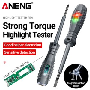 ANENG B05 Multi-functional Screwdriver Electric Tester Pen with Indicator 2pcs Household Screw Driver Portable Electrician Tools