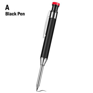 Metal Solid Carpenter Pencil Set For Deep Hole Marker With Refill Leads Marking Tool Woodworking Deep Hole Mechanical Pencils