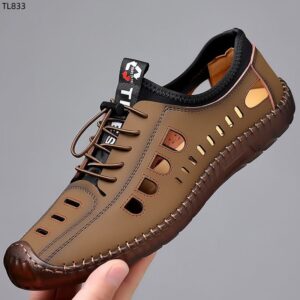 Sandals for men, new casual men non slip and breathable soft soles for external wear, driving sports leisure beach shoes, trendy