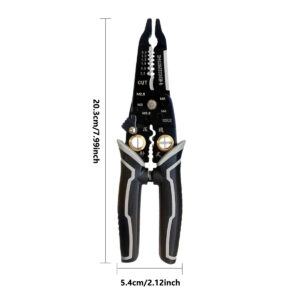 1pc Wire stripper multifunctional electrician wire stripper nine-in-one cable stripper universal wire winding plier repair tool