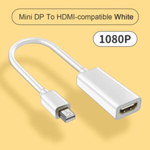 Mini DP To HDMI-compatible Adapter Cable Converter HD 4k TV Projector Displayport Connector For Apple MacBook Air Pro