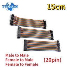20pin 15cm Cable Dupont Jumper Wire Male To Male, Female To Male, Female To Female Jumper Copper Wires Dupont Cables for Arduino