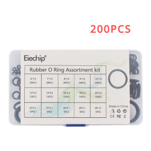 200/225PCS O Rings Rubber Sealing O-rings Nitrile Washer Seals Damper Waterproof Repair Rubber Assortment Kit Set