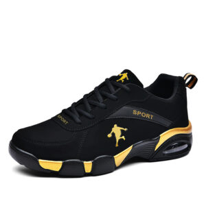 New Student Running Sneakers Mens Air Cushion Basketball Breathable Leather Sports Shoes Outdoor Fashion Trainers Athletic Shoes