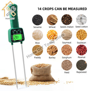 YY-1011 Digital Moisture Meter Cereal Moisture Meter Smart Sensor For Use In Corn Wheat Rice Grains Wheat Flour Monkfish Seed