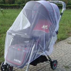 Large Baby Stroller Mosquito Net Baby Stroller Encrypted Full Cover Mosquito Net Children’s Car Universal Dust Anti-mosquito
