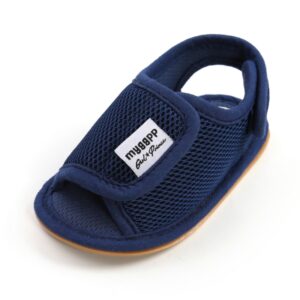 New Summer Baby Shoes Boys Girls Sandals Comfortable Pu Soft And Cosy Sole Non-Slip First Step Walker Crib Shoes New Moccasins