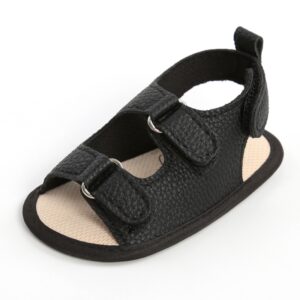New Summer Baby Shoes Boys Girls Sandals Comfortable Pu Soft And Cosy Sole Non-Slip First Step Walker Crib Shoes New Moccasins
