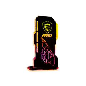 MSI VGA Bracket ARGB Customizable Vertical GPU Holder PC ROG Video Card Support Chassis Water Cooler Custom MOD 5V 3Pin AURA