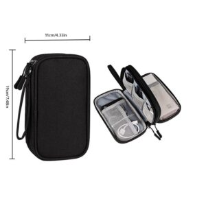 Travel Portable Digital Product Storage Bag USB Data Cable Organizer Headset Cable Bag Charging Treasure Box Bag