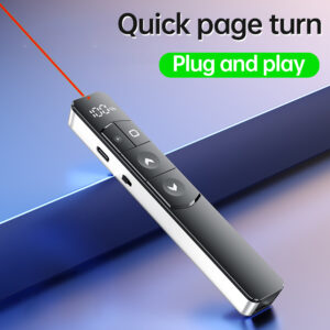 Laser Presentation Pointer 2.4G Wireless for PowerPoint PPT Compatible with MAC/Windows/Linux System for Mac Laptop Computer