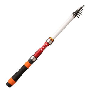 1.8-3.0m Spinning Fishing Pole Equipment Tools Soft Rock Spinning Fishing Pole Portable Short Sections Carbon Fiber Accessories