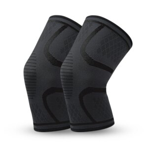 Knitted Nylon Sports Knee Pads Men and Women Fall and Winter Running Fitness Knee Pads Outdoor Climbing Warm Knee Pads