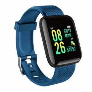 2024 116plus Men Blood Pressure Waterproof Smartwatch Women Heart Rate Monitor Fitness Tracke Sport Watch