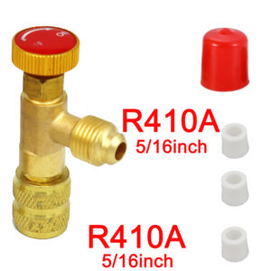 R22 R410 Refrigerant Charging Valve Air Conditioning Refrigerant Liquid Safety Valve Copper and Fluorine Safety Valve