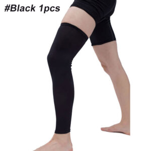 1Pcs Long Leg Compression Sleeve – Infused Knee Stabilizer Brace for Meniscus Tear,Arthritis,Thigh & Calf Support for Men Women