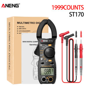 ANENG ST170 Clamp Meter Digital Multimeter 500A AC Current AC/DC Voltage Tester 1999 Counts Hz Capacitance NCV Ohm Diode Test