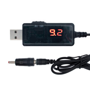 USB Boost Converter DC 5V to 9V 12V USB Step-up Converter Cable + 3.5×1.35mm Connecter For Power Supply/Charger/Power Converter