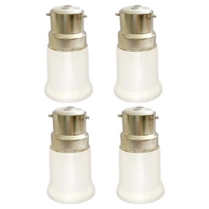 1/4/10pcs Welding-Free B22 To E27 Light Socket Adapter Bulbs Holders Lamp Sockets Converter Extended Lamp Bulb Conversion Holder