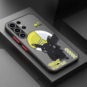Matte Case For Samsung Galaxy S23 S22 S21 S20 Plus Note 10 Plus 20 Ultra S23Ultra Soft Phone Cases Pokemon Pikachu Gengar