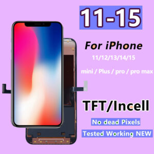 INCELL For iphone 11 12 pro LCD Display,3D Touch True Tone Display For iPhone 13 Pro Max 13 mini 14 15 Plus Screen Replacement