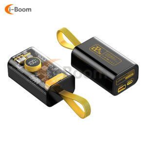 10000mAh DIY Mobile Power PD22.5W Fast Charging 18650/21700 Battery Case DIY Transparent Power Bank Shell