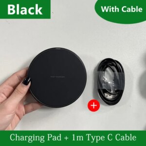 30W Wireless Charger For iPhone 15 14 13 12 Pro XS Max Mini X XR Lnduction Fast Wireless Charging Pad For Samsung Xiaomi Huawei