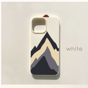 Peak Silicone liquid phone case, suitable for iPhone 15 14 13 12 11 Pro Max X XR XS 6 6s 7 8 Plus, silicone bumper back cover