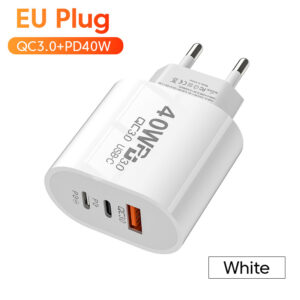 USB Charger Wall Fast Charge 60W PD USB Type C Charger Quick charge 3.0 Mobile Phone Adapter For iPhone 14 Xiaomi Huawei Samsung