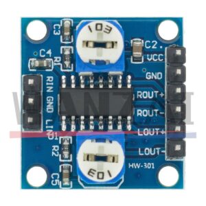 PAM8406 Digital Amplifier Board With Volume Potentiometer 5Wx2 Stereo M70