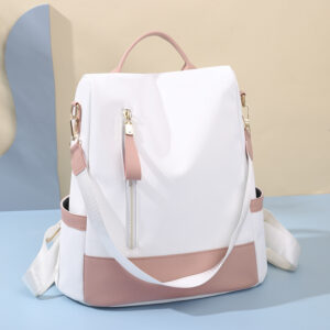 Anti-theft Backpack Women’s Fashionable New Korean Style Soft Texture Large Capacity Women’s Backpack Trendy Travel Schoolbag