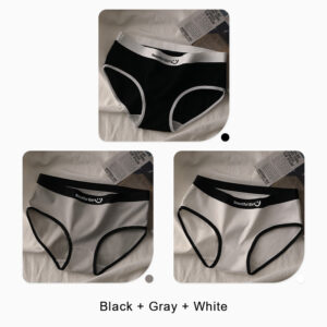 3PCS Women Seamless Cotton Panties Women’s Mid-Rise Comfortable Briefs Female Soft Fitness Sports Underwear Ladies Underpants